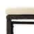 6 Piece Garden Lounge Set with Cushions Black Poly Rattan