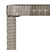 6 Piece Garden Lounge Set with Cushions Grey Poly Rattan