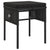 6 Piece Garden Lounge Set with Cushions Black Poly Rattan