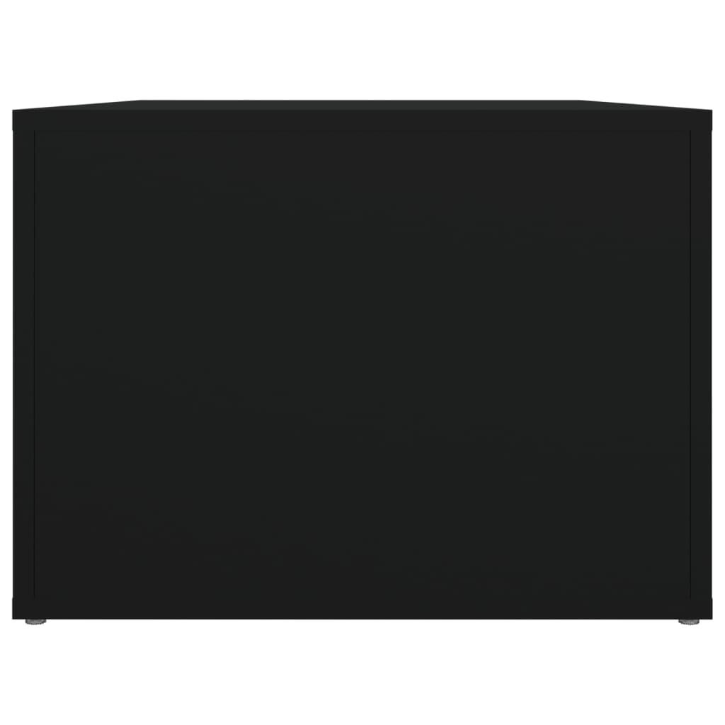 Coffee Table Black 80x50x36 cm Engineered Wood