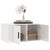 Coffee Table High Gloss White 80x50x36 cm Engineered Wood