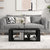 Coffee Table Black 100x50x36 cm Engineered Wood