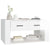 Coffee Table High Gloss White 80x50x40 cm Engineered Wood