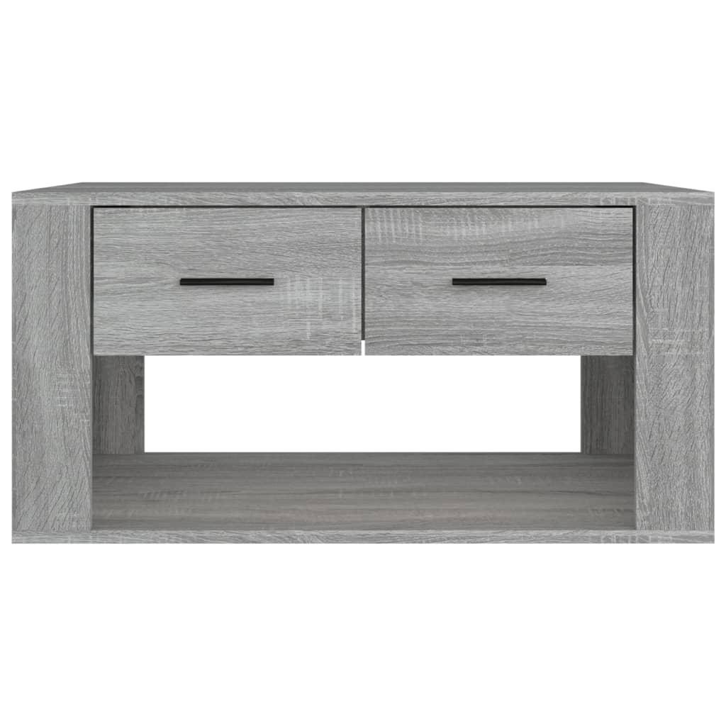 Coffee Table Grey Sonoma 80x50x40 cm Engineered Wood