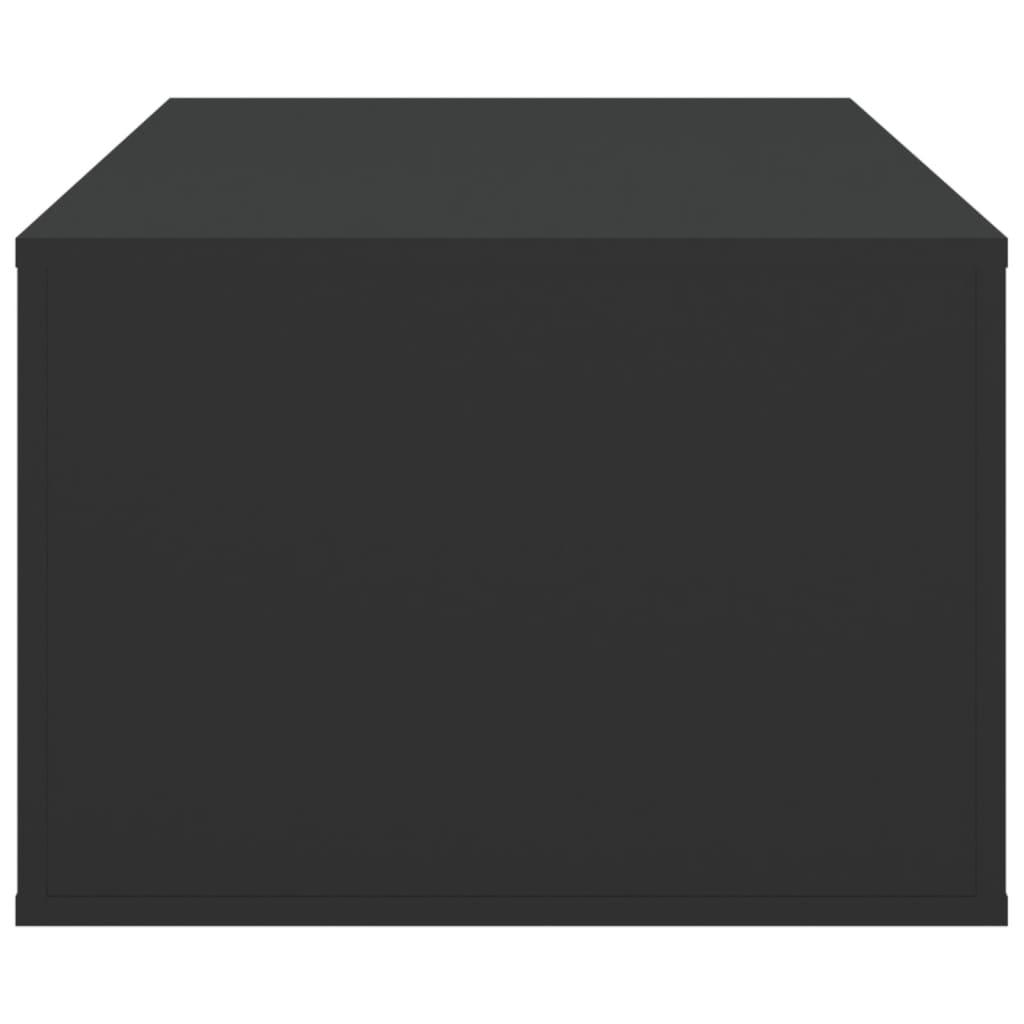 Coffee Table Black 100x50.5x35 cm Engineered Wood