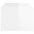 Coffee Table High Gloss White 100x50.5x35 cm Engineered Wood