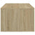 Coffee Table Sonoma Oak 100x50.5x35 cm Engineered Wood