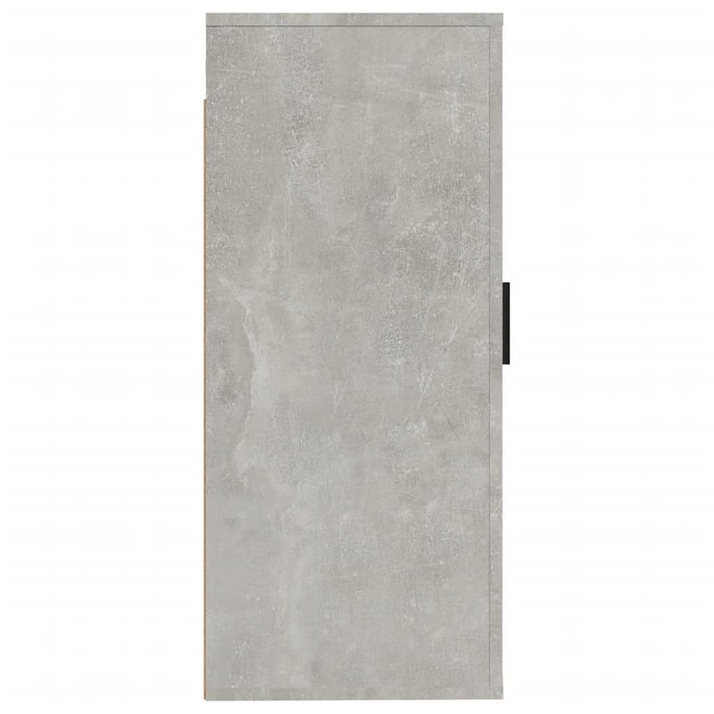 Wall Mounted TV Cabinet Concrete Grey 40x34.5x80 cm