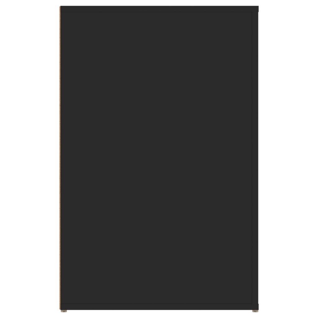 Desk Black 100x49x75 cm Engineered Wood