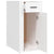 Desk Cabinet White 40x49x75 cm Engineered Wood