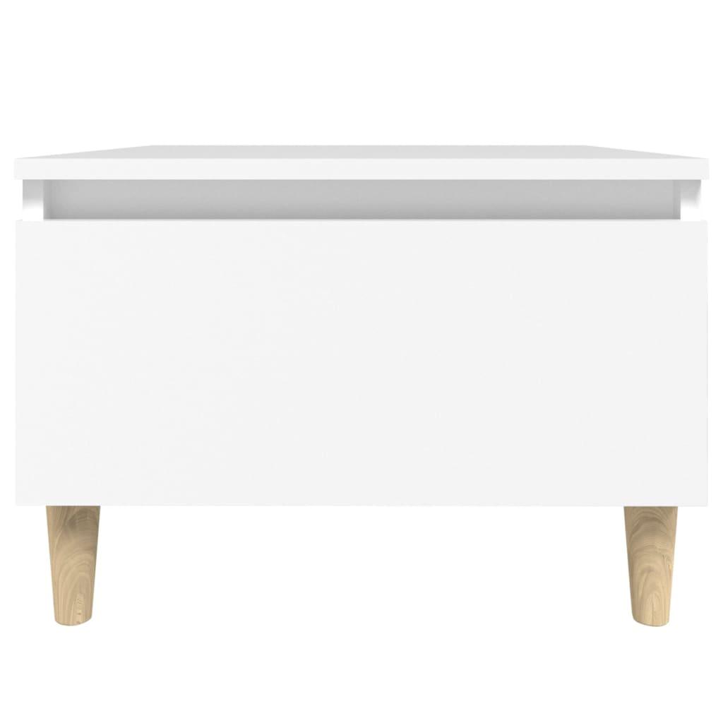 Side Tables 2 pcs White 50x46x35 cm Engineered Wood