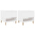 Bedside Tables 2 pcs White 50x46x50 cm Engineered Wood