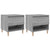 Bedside Tables 2 pcs Grey Sonoma 50x46x50 cm Engineered Wood