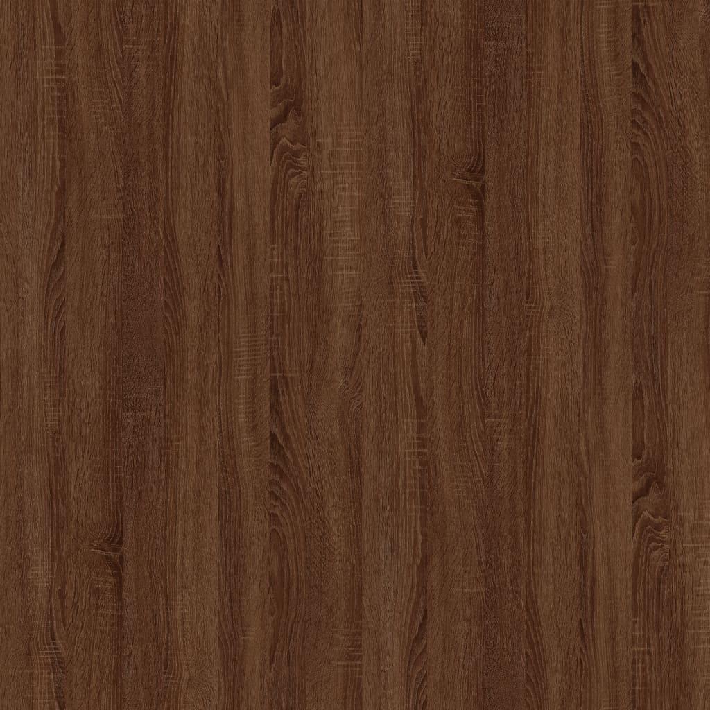 Bedside Tables 2 pcs Brown Oak 50x46x50 cm Engineered Wood