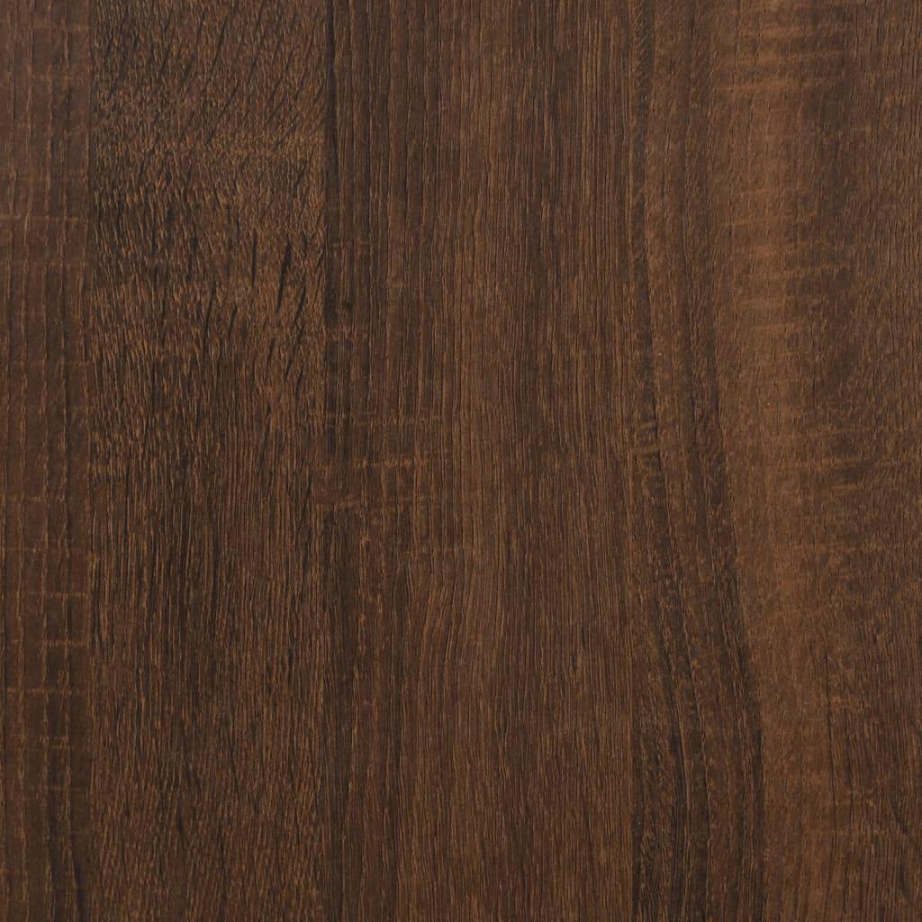 Side Tables 2 pcs Brown Oak 50x46x50 cm Engineered Wood
