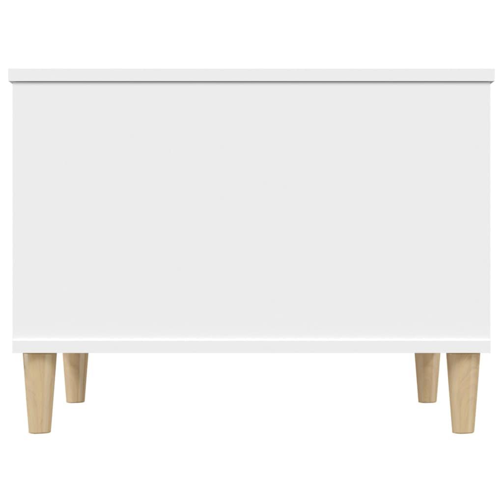 Coffee Table White 60x44.5x45 cm Engineered Wood