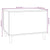 Coffee Table White 60x44.5x45 cm Engineered Wood