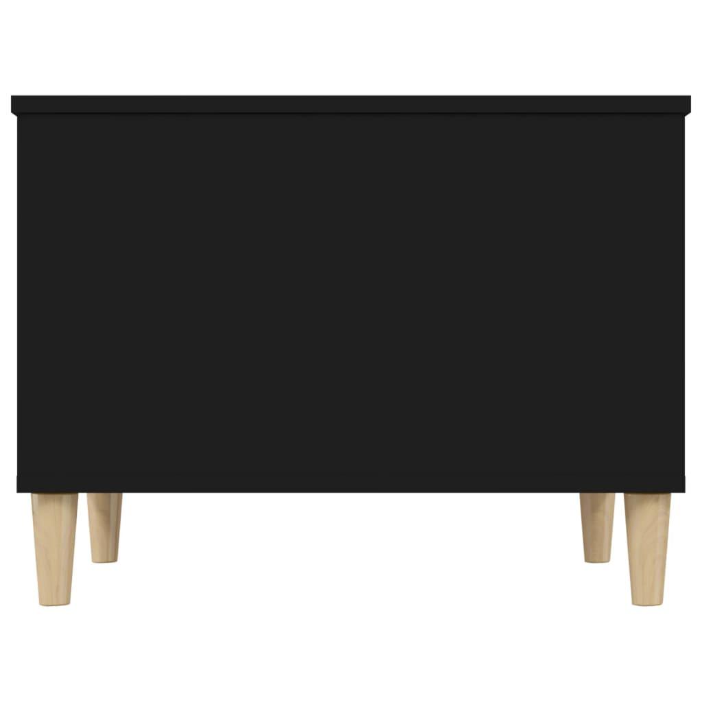 Coffee Table Black 60x44.5x45 cm Engineered Wood