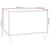 Coffee Table High Gloss White 60x44.5x45 cm Engineered Wood