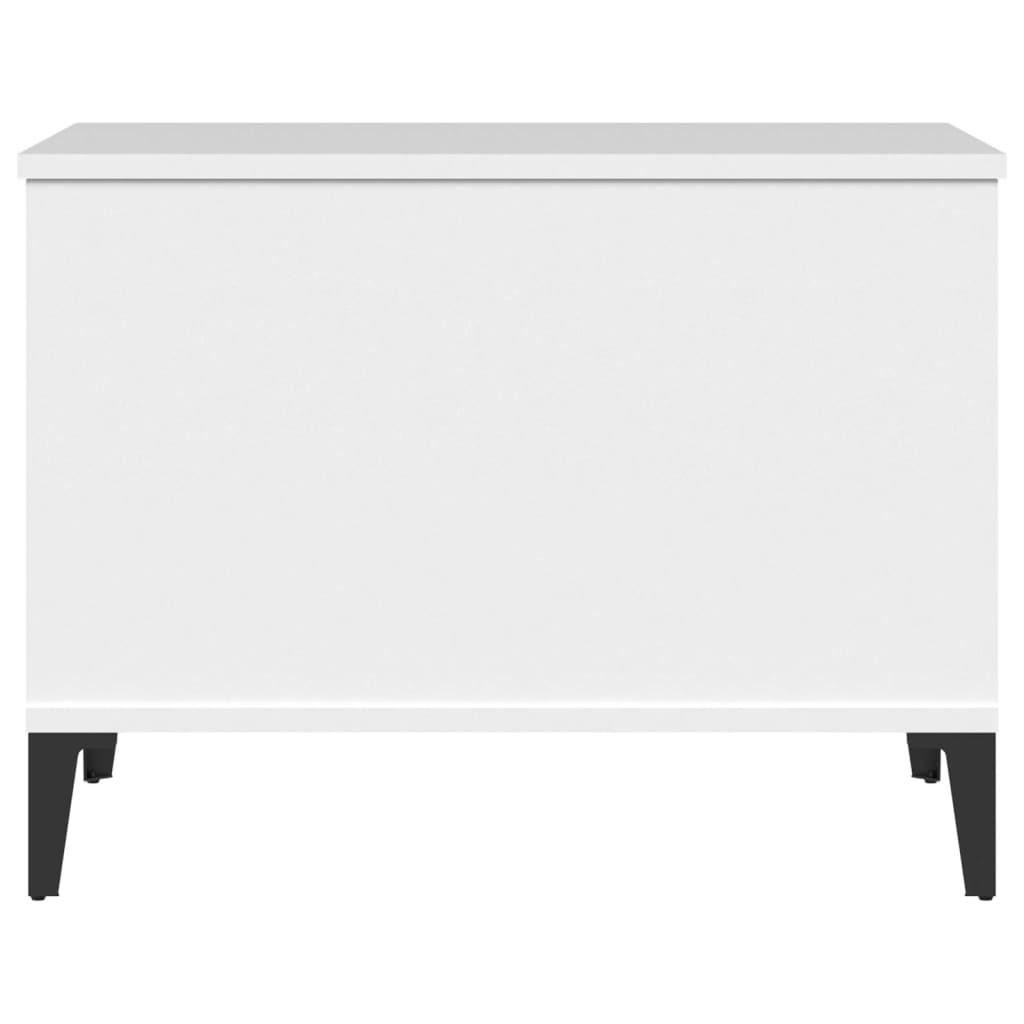 Coffee Table White 60x44.5x45 cm Engineered Wood