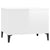 Coffee Table High Gloss White 60x44.5x45 cm Engineered Wood