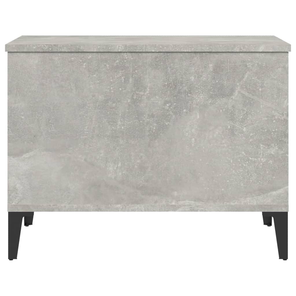 Coffee Table Concrete Grey 60x44.5x45 cm Engineered Wood