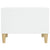Coffee Table White 60x50x36.5 cm Engineered Wood