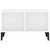 Coffee Table White 60x50x36.5 cm Engineered Wood