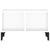 Coffee Table High Gloss White 60x50x36.5 cm Engineered Wood