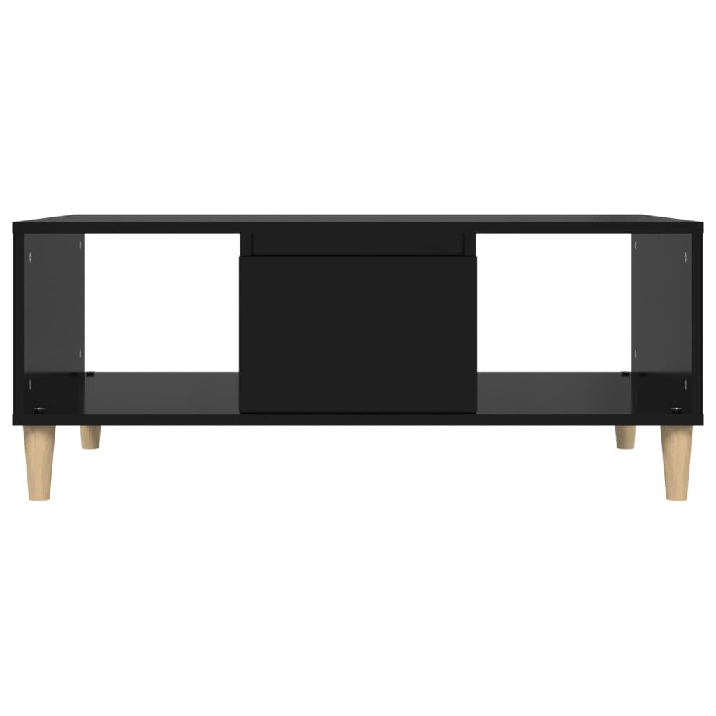 Coffee Table Black 90x50x36.5 cm Engineered Wood