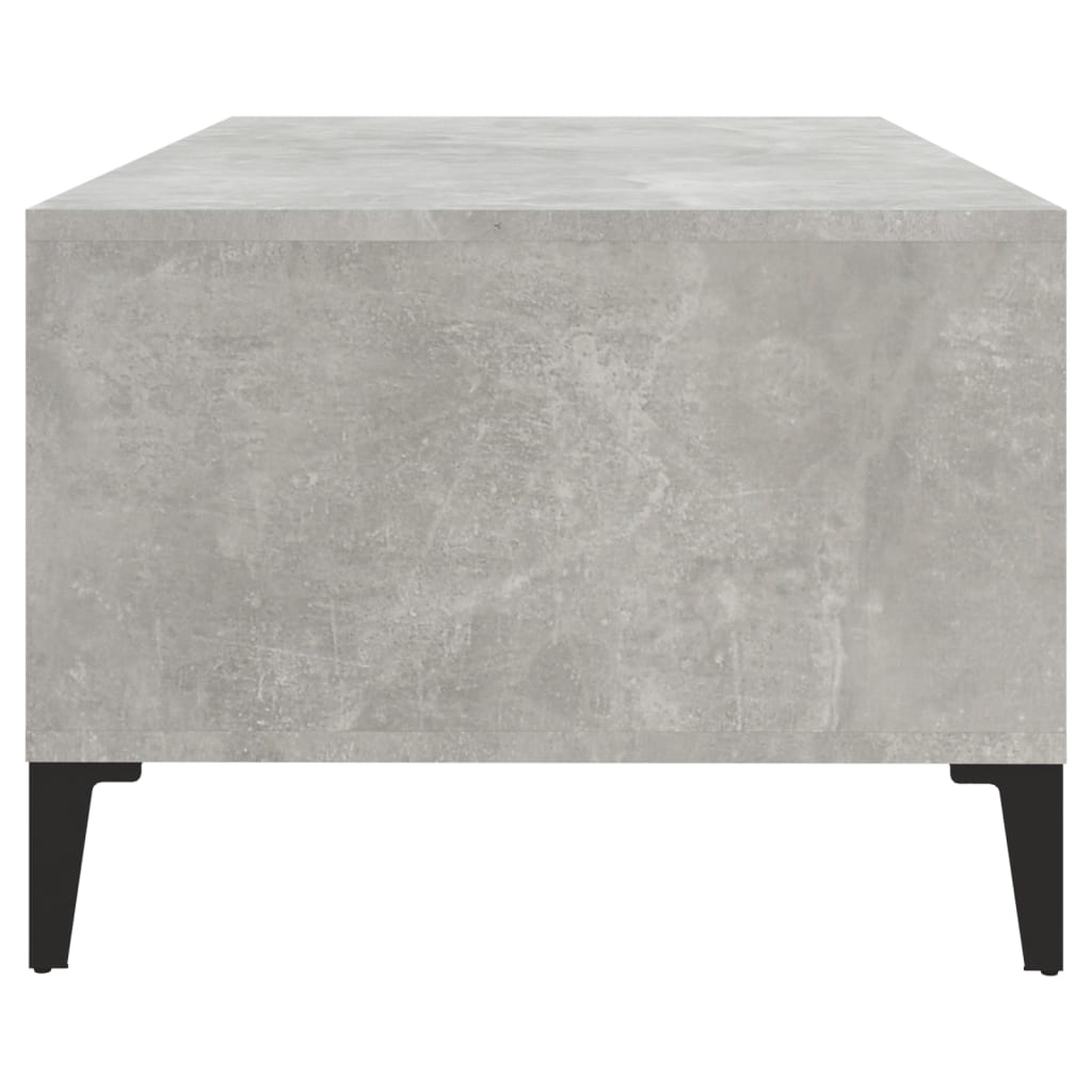 Coffee Table Concrete Grey 90x50x36.5 cm Engineered Wood