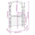 Garden Arch with Gate Black 108x45x235 cm Steel