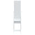 Free-Standing Mirror White 34x37x146 cm