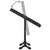 Free-Standing Mirror Black 34x37x146 cm