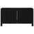 Garden Storage Box Black 115x49x60 cm Solid Wood Pine