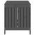 Garden Storage Box Grey 121x55x64 cm Solid Wood Pine