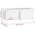 Garden Storage Box Black 147x68x64 cm Solid Wood Pine