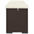 Ottoman Bench with Cushion Brown 110x30x40 cm Poly Rattan