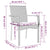 Garden Chairs with Cushions 4 pcs Poly Rattan Black