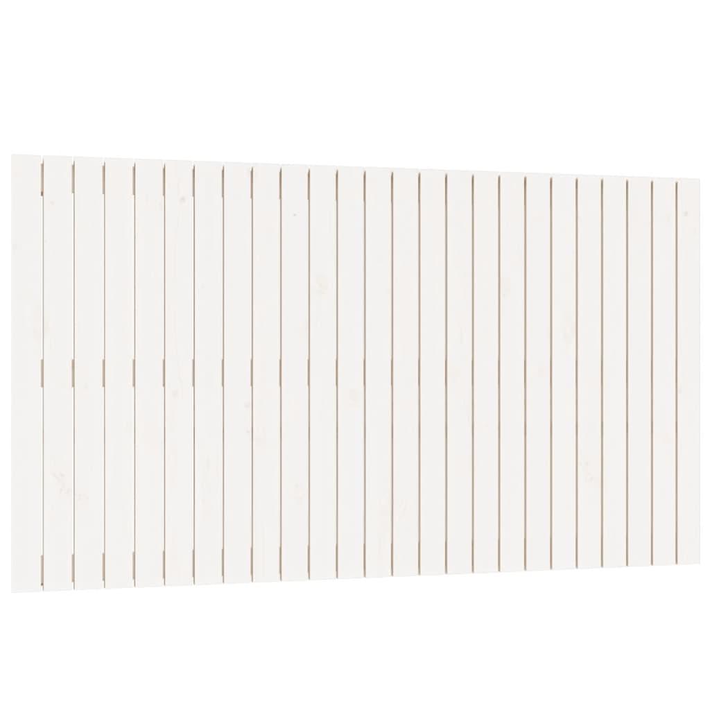 Wall Headboard White 159.5 cm Solid Wood Pine