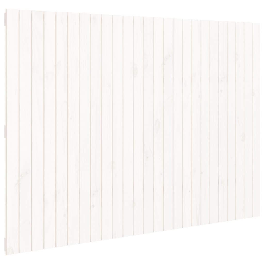 Wall Headboard White 159.5 cm Solid Wood Pine