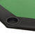 8-Player Folding Poker Table Green 108x108x75 cm