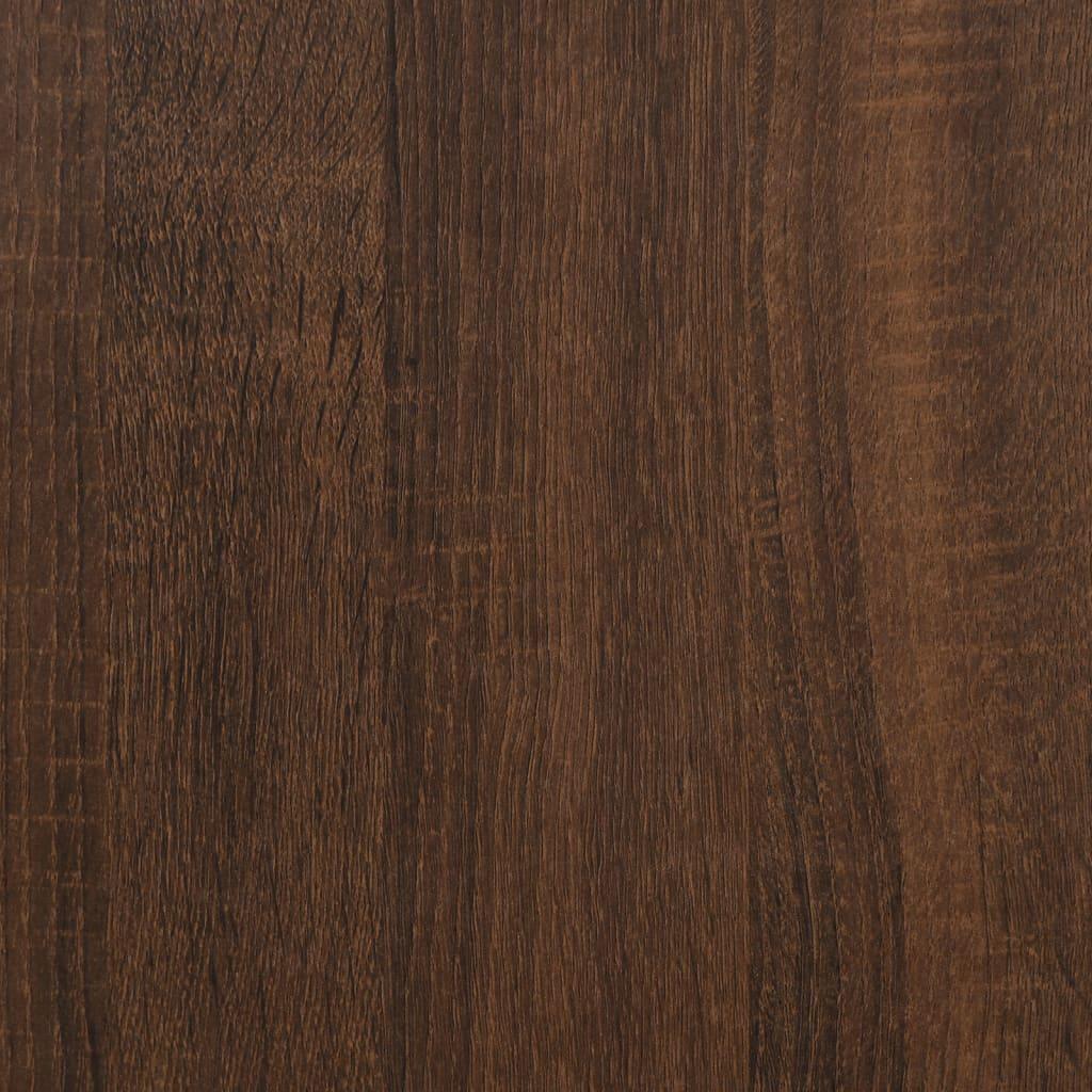 Desk with Drawers Brown Oak 102x50x76 cm Engineered Wood