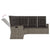 2 Piece Garden Lounge Set with Cushions Grey Poly Rattan