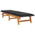 Sun Loungers with Cushions 2 pcs Poly Rattan&Solid Wood Acacia