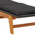 Sun Loungers with Cushions 2 pcs Poly Rattan&Solid Wood Acacia