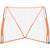Portable Baseball Net Orange and Black 183x182x183cm Steel and Polyester