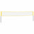 Badminton Net Yellow and Black 600x155 cm PE Fabric