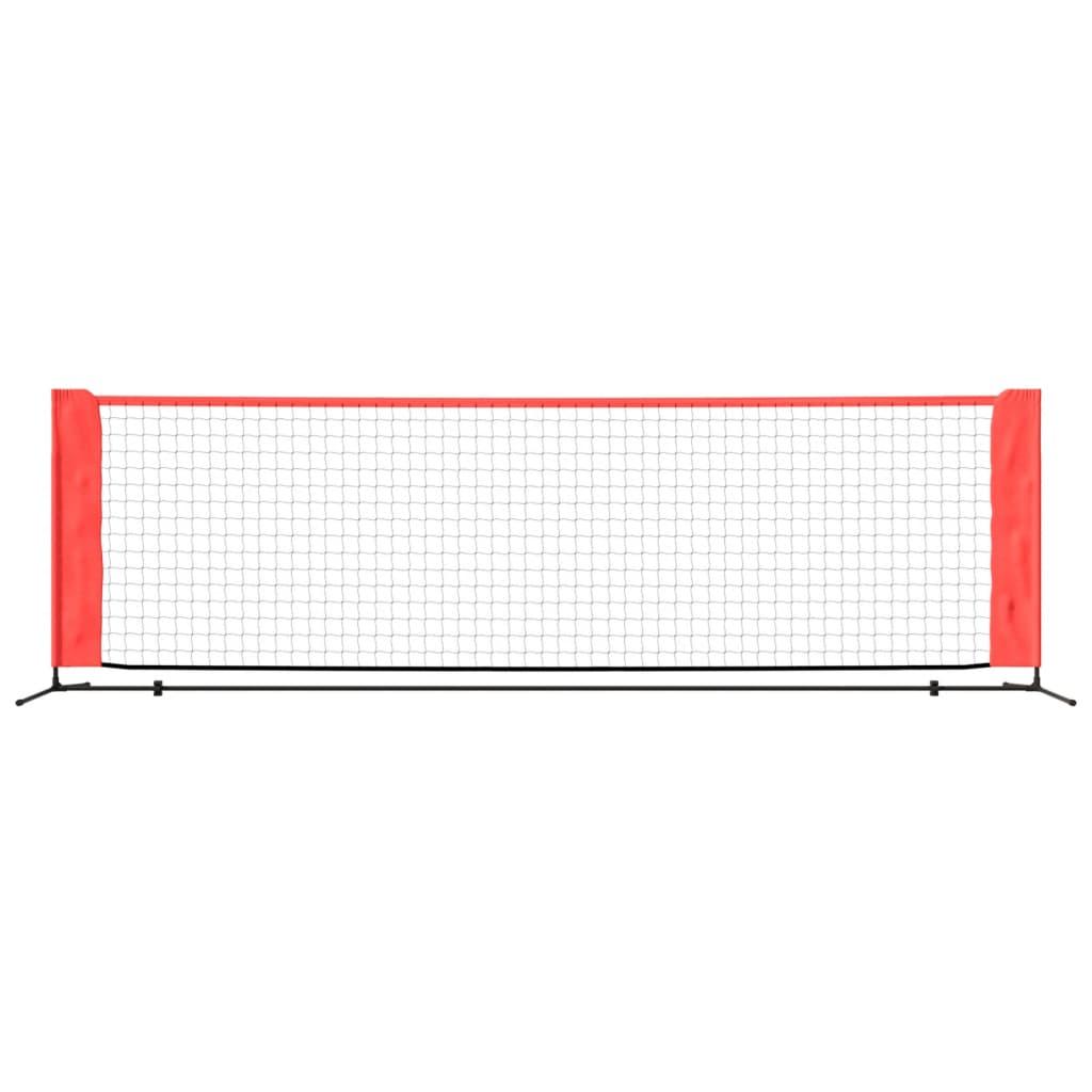 Tennis Net Black and Red 300x100x87 cm Polyester