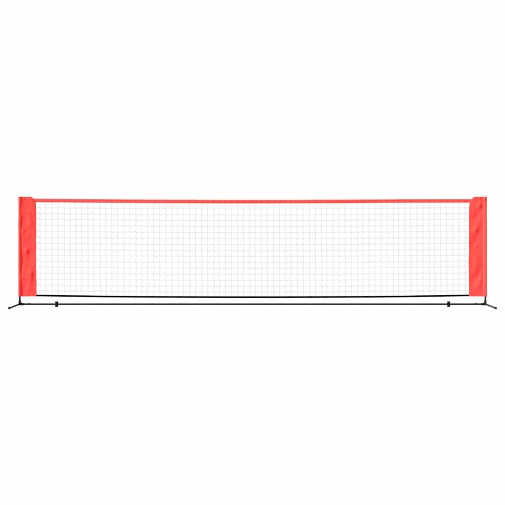 Tennis Net Black and Red 400x100x87 cm Polyester